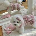 ※予約販売【Hi Yeboo】Amelie Ribbon Collection Romper(pink) 犬服 ドッグウェア 犬の服 小型犬 小型犬服 犬用品 ...