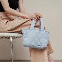 即納【small stuff】QUILTED MINI BAG（PALE BLUE） 韓国 ブランド かわいい おしゃれ プレゼント 小型犬 バッグ 散歩バッグ 水筒 散歩グッズ スリッカー NEW 春 夏 冬 お出かけ