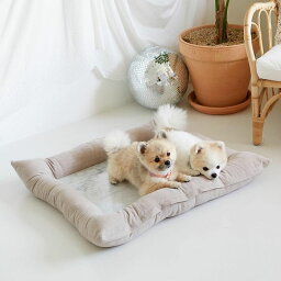 即納【BANDAL.Pet】大理石調 Bianco cool bed（Beige） 韓国 ブランド かわいい おしゃれ プレゼント 小型犬 マット ステップ NEW 夏 クッション 雨 ペット用品