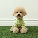 即納【Chiot】Logo Zip-up Sweat shirt（グリーンアップル） 韓国 ブランド かわいい おしゃれ プレゼント 小型犬 NEW 春 夏 秋 冬 犬