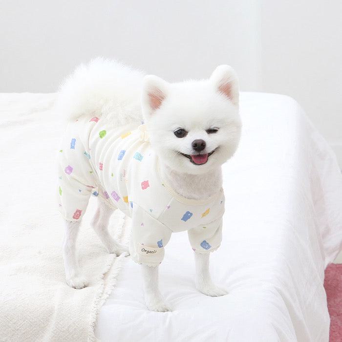 ※予約販売【ITS DOG】Organic Jelly Bear All in one 犬服 ドッグウェア 犬の服 韓国 犬用品 ドッググ..