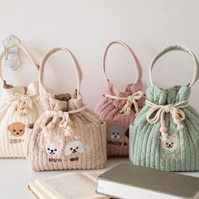 楽天URBAN DOG TOKYO 楽天市場店※予約販売【MOOD ON.】うちの子MINI MOOD BAG 韓国 ブランド かわいい おしゃれ プレゼント 小型犬 バッグ 散歩バッグ うちの子グッズ うちの子 散歩グッズ NEW 便利 犬 猫