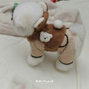 ※予約販売【BeBe Breath】puppy bear harness（Brown） 韓国 ブランド かわいい おしゃれ プレゼント 小型犬 バッグ 散歩バッグ ハーネス リード ネームタグ 散歩グッズ NEW 春 秋 冬