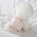 ※予約販売【near by us】Heart Crop Top(Pink mint) 犬服 ドッグウェア 犬の服 スリーブレス 韓国 犬用品 ドッググッズ 小型...