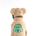 ※※予約販売【monchouchou】bubble dog jacket（ベージュ） 韓国 ブランド かわいい おしゃれ プレゼント 小型犬 キャラクター NEW 冬 犬