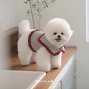 ※予約販売【BeBe Breath】ROHE PADDING(Burgundy) 韓国 ブランド かわいい おしゃれ プレゼント 小型犬 ハーネス NEW 秋 ...