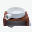 即納【BRIDGE.DOG】BRIDGE PAN(WHITE)艶あり 韓国 犬用品 ドッググッズ フードウェア 犬お皿 フードボウル 餌皿 水飲み 給水器 犬(4)
