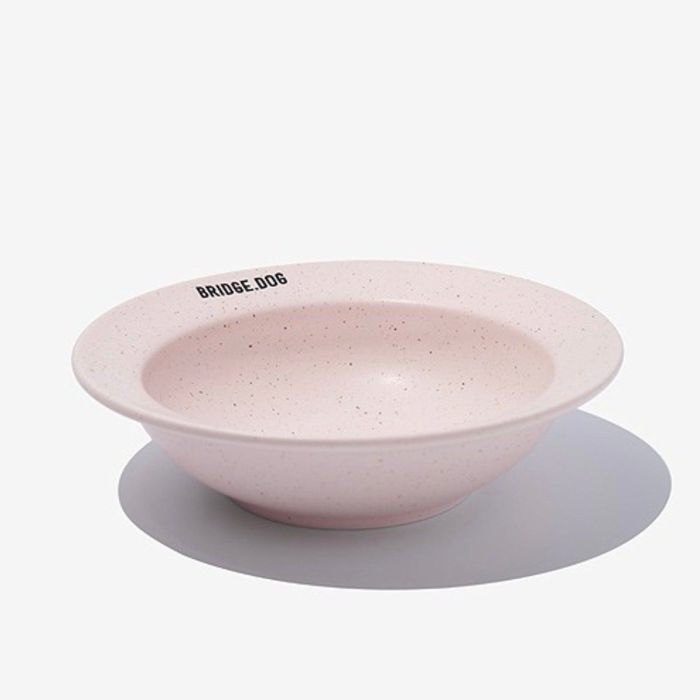 即納【BRIDGE.DOG】BRIDGE MINI DISH（COOKIE AND PINK） 犬用品 ドッググッズ フードウェア 犬お皿 フ..