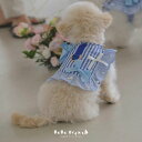即納【BeBe Breath】Bella harness(Blue) 犬用品 ドッググッズ ハーネス ドッグハーネス 犬ハーネス 犬用ハーネス 韓国 小型犬 小型犬服 丈夫
