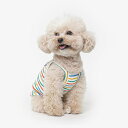 即納【TUSTUS】rainbow top 犬服 ドッグウェア 犬の服 スリーブレス 犬用品 ドッググッズ 中型犬 中型犬服 小型犬 小型犬服