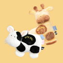 即納【BITE ME】Stubby Friends Toy(Giraffe / Cow) 韓国 犬用品 ドッググッズ おもちゃ 犬のおもちゃ 犬おもちゃ 知育 ...