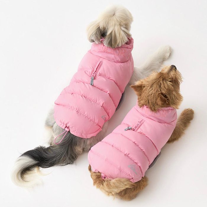 即納【iCANDOR】ADVENTURE PARKA THEMO 3（SALTY PINK） 犬服 ドッグウェア 犬用品 ドッググッズ 韓国 ..