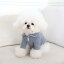 ※予約販売【Chiot】creamble knit half zip up(Powder blue) 犬服 ドッグウェア 犬の服 小型犬 小型..