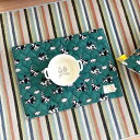 即納【OOPS! MY DOG】Run Doggy Dining Mat 犬用品 ドッググッズ マット 犬マット ペット用マット ペットマット 犬用マット はみ出し防止 餌入れ エサ入れ(4)