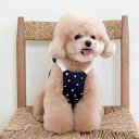 即納【near by us】Heart Crop Top(Black) 犬服 ドッグウェア 犬の服 小型犬 小型犬服 犬用品 ドッググッズ 韓国 スリーブレス 春