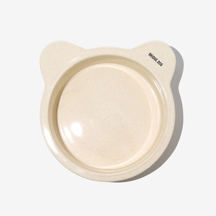 ※予約販売【BRIDGE.DOG】BIG BEAR BOWL（OATMEAL）艶あり 韓国 犬用品 ドッググッズ フードウェア 犬お皿 フードボウル 餌皿 水飲み 給水器 大型犬