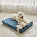 楽天URBAN DOG TOKYO 楽天市場店※予約販売【BARBICHON】Allergy care topper mat（Navy）L size Big Dog【Pillow Set】 韓国 ブランド かわいい おしゃれ プレゼント 小型犬 マット くつ NEW 中型犬 クッション 大型犬 犬