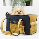 ※予約販売【WandookongMom】PUTZI TARTAN MERINO ネーム刺繍入りキャリーバッグ(ネイビー/イエロー) 韓国 ブランド かわいい お...