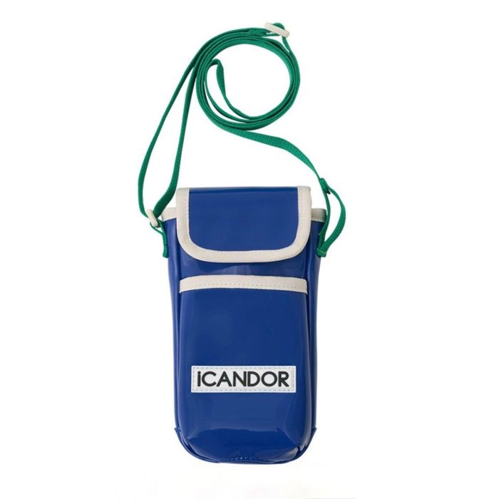 即納【iCANDOR】CASHEW NUT BAG（ENAMEL BLUE）