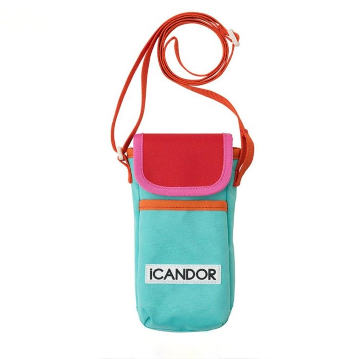 ※予約販売【iCANDOR】CASHEW NUT BAG（MINT） Size:Free Color:DarkTurquoise マナー用品 犬グッズ 犬用品 ドッググッズ ドッグ用品 散歩用品 散歩グッズ おしゃれ かわいい 韓国 マナー袋 ポーチ マナーポーチ 散歩 お出かけ 旅行 便利 グッズ 肩掛け 散歩バッグ 撥水