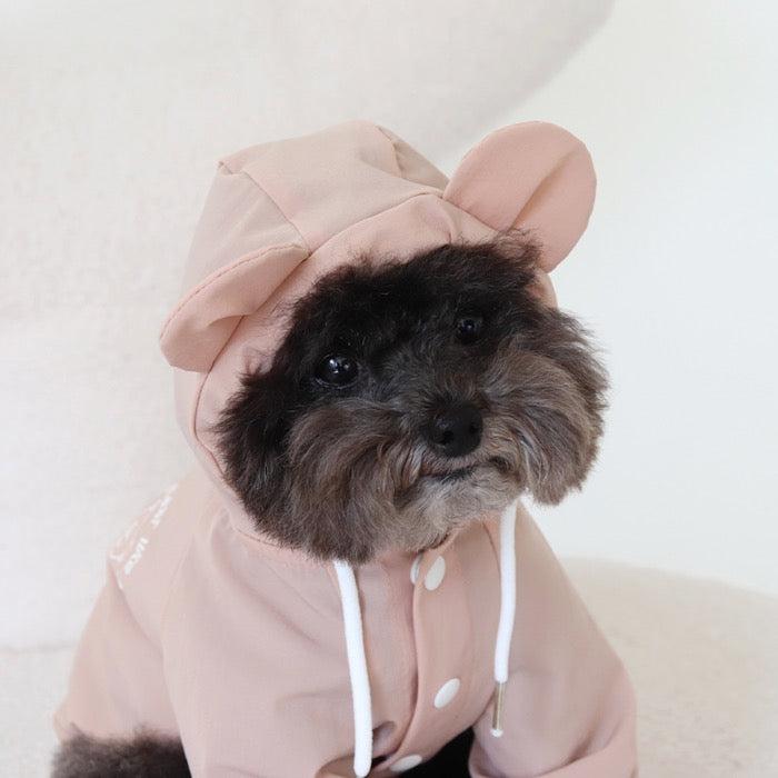 ※予約販売【Chiot】Mini Bear Light Jumper（Indi Pink） 韓国 ブランド かわいい おしゃれ プレゼント 小型犬 NEW 春 秋 軽量 丈夫 便利 雨