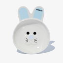 ※予約販売【BRIDGE.DOG】BRIDGE BUNNY DISH MILK WHITE(AQUA BLUE)艶あり 韓国 犬用品 ドッググッズ フードウェア 犬お皿 フードボウル 餌皿 水飲み 給水器 餌 エサ(4)
