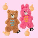 即納【BITE ME】Buddy Bear & Bunny Refill Toy 犬用品 ドッググッズ おもちゃ 犬のおもちゃ 犬おもちゃ 知育玩具 ストレス解消 韓国 ポリエステル 安全性能