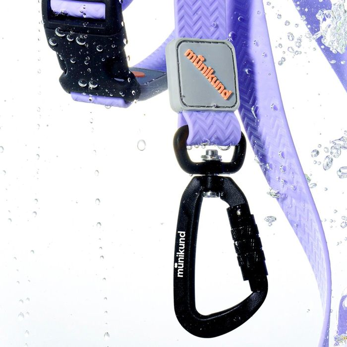 ※予約販売【munikund】Water-Block Leash（Purple） 犬用品 ドッググッズ リード 散歩用品 散歩グッズ 犬のリード 犬用リード 散歩リード 引き綱 りーど