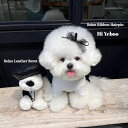 ※予約販売【Hi Yeboo】Seine Leather Acc 韓国 犬用品 ドッググッズ ヘアピン ブローチ ベレー帽 スクールルック 洋服ラック バスマット 手洗い