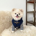 ※予約販売【Bonjour TOU-TOU】Classic duffel padding(Navy) 韓国 ブランド かわいい おしゃれ プレゼント 小型犬 N...