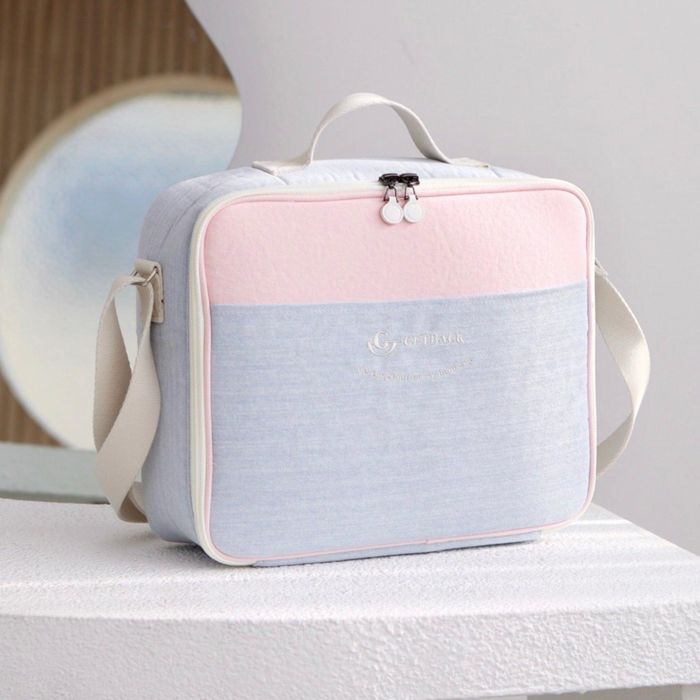 即納【GET BACK】Insulated bag(Blue Pink) 韓国 ブランド かわいい おしゃれ プレゼント 小型犬 バッグ 散歩バッグ NEW 夏