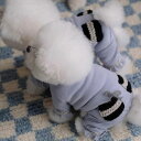 即納【BeBe Breath】classic all in one(smog blue) 犬服 ドッグウェア 犬の服 小型犬 小型犬服 犬用品 ドッググッズ 韓国 冬 冬服