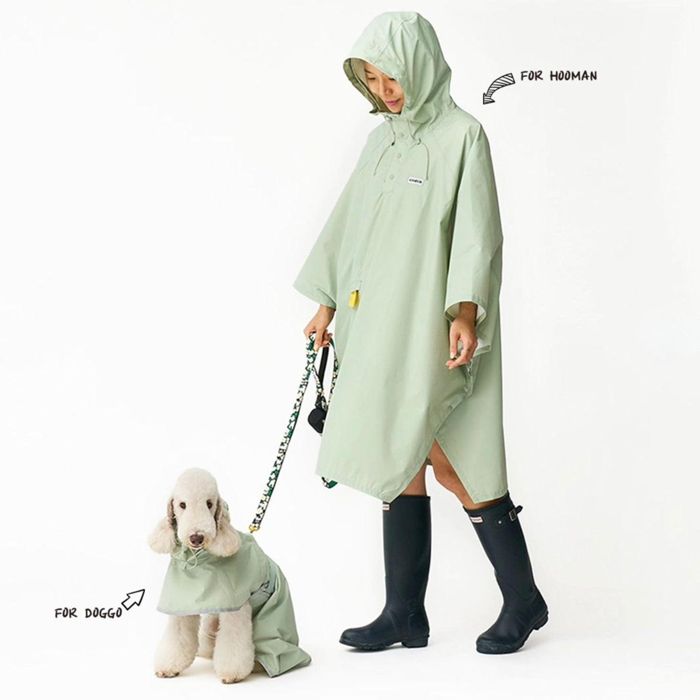 ※予約販売【iCANDOR】ADVENTURE RAINCOAT EARTH PANCHO 犬用品 ドッググッズ レインコート 散歩グッズ 散歩用品 ポンチョ ...