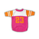 ※予約販売【TOOF】TOOF SPORTY VARSITY SWEATER(Pink/Orange) 犬服 ドッグウェア 犬の服 小型犬 小型犬服 犬用品 ドッググッズ アメリカ 韓国 春服 夏服