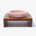 ※予約販売【BRIDGE.DOG】BRIDGE MINI POT(PINK)艶あり 韓国 ブランド かわいい おしゃれ プレゼント 小型犬 マット フードボウル...