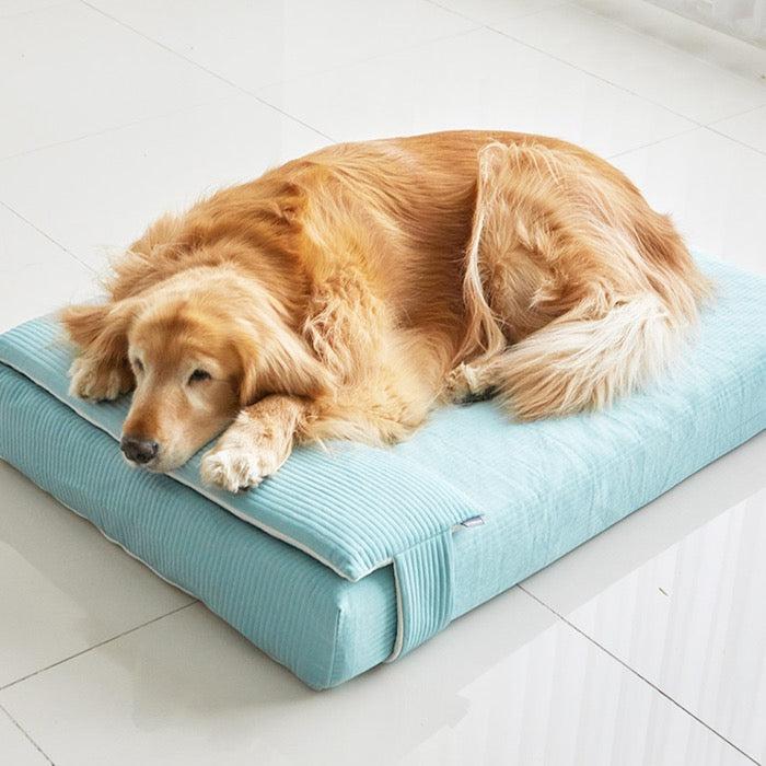 ※予約販売【BARBICHON】Allergy care topper mat（Mint）L size Big Dog【Pillow Set】 韓国 ブランド かわいい おしゃれ プレゼント 小型犬 マット くつ NEW 中型犬 クッション 大型犬 犬