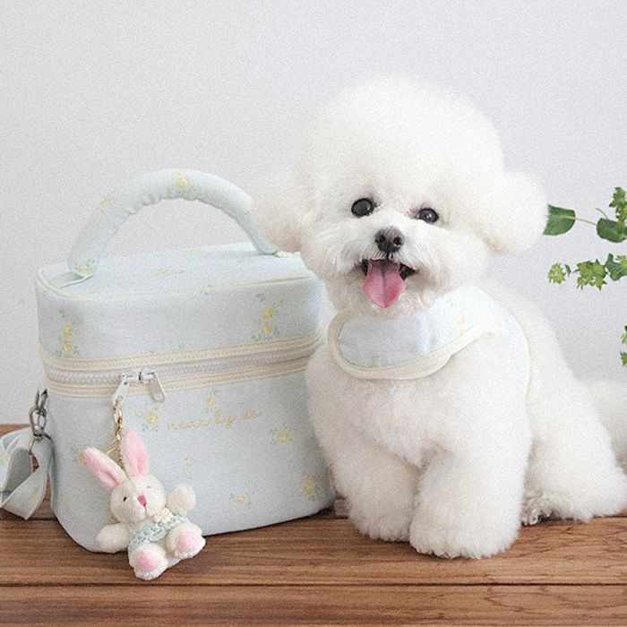 ※予約販売【near by us】all-day cooler bag（Cream Soda） 韓国 ブランド かわいい おしゃれ プレゼント 小型犬 バッグ 散歩バッグ ハーネス リード 水筒 散歩グッズ NEW 夏 お出かけ 便利