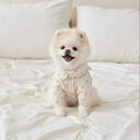 ※予約販売【noutti】Flower sailer padding（Ivory） 韓国 ブランド かわいい おしゃれ プレゼント 小型犬 NEW 秋 冬 お出かけ