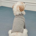 即納【small stuff】TONE ON TONE LAMBSWOOL SWEATER（GRAY） 韓国 ブランド かわいい おしゃれ プレゼント 小型犬 NEW 春 夏 秋 冬