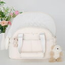 ※予約販売【near by us】New bongbong bag(Cream) バッグ スリング 犬用バッグ スリングバッグ ドッグバッグ キャリーバッグ 軽量 軽い 犬用品 ドッググッズ