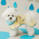 ※予約販売【BITE ME】BITE ME × Pokori Friends Harness Raincoat(Yellow) 犬用品 ドッググッズ ドッグウェ...