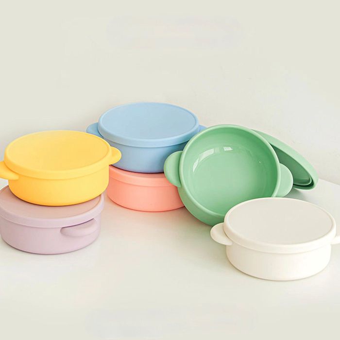 即納【BITE ME】Silicone Pot (6 color) 韓国 ブランド かわいい おしゃれ プレゼント 小型犬 マット フードボウル NEW 丈夫 便利 食器