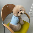 ※予約販売【FREDDIE TALE】TWINKLE BOWTOP(Blue) 韓国 犬用品 ドッググッズ Tシャツ スリーブレス ドッグウェア 犬服 犬の服 ...