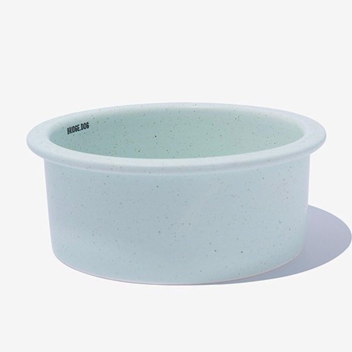 ※予約販売【BRIDGE.DOG】BRIDGE BIG BOWL 18cm（COOKIE AND MINT） 韓国 ブランド かわいい おしゃれ プレゼント 小型犬 マット フードボウル 給水器 NEW 中型犬 餌 大型犬 食器 犬 猫