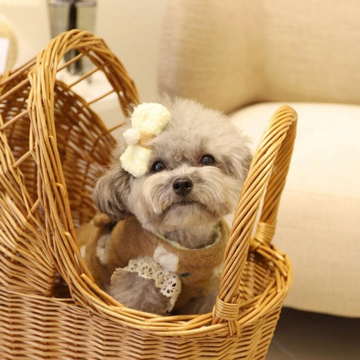 ※予約販売【Pets&Me】ポグニーウールヘアピン 韓国 ブランド かわいい おしゃれ プレゼント 小型犬 NEW 猫