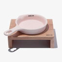 即納【BRIDGE.DOG】BRIDGE MINI PAN(COOKIE AND PINK) 韓国 犬用品 ドッググッズ フードウェア 犬お皿 フードボウル 餌皿 水飲み 給水器 餌