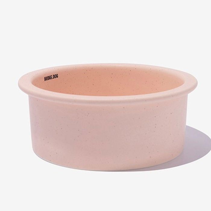 ※予約販売【BRIDGE.DOG】BRIDGE BIG BOWL 18cm（COOKIE AND PINK） 韓国 ブランド かわいい おしゃれ プレゼント 小型犬 マット フードボウル 給水器 NEW 中型犬 餌 大型犬 食器 犬 猫