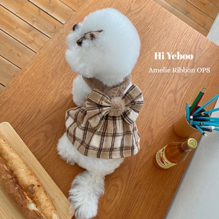 ͽHi YebooAmelie Ribbon Collection One piece(brown)  ɥå ...