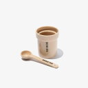 ※予約販売【BRIDGE.DOG】TOY SPOON & SPOON HOLDER (SET) - GRANOLA 韓国 犬用品 ドッググッズ フードウェア 犬お皿 食器 犬 猫 餌 エサ
