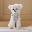 ※予約販売【Hi Yeboo】White Bear(ターコイズ) 韓国 ブランド かわいい おしゃれ プレゼント 小型犬 NEW 秋 冬 犬